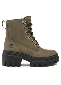 Timberland Botki Everleigh Boot 6In Laceup TB0A5Z689911 Zielony ze sklepu MODIVO w kategorii Workery damskie - zdjęcie 171507046