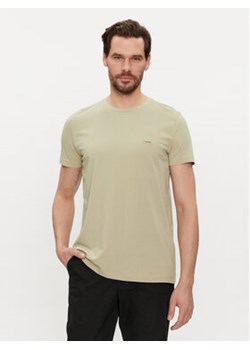 Calvin Klein T-Shirt K10K112724 Beżowy Slim Fit ze sklepu MODIVO w kategorii T-shirty męskie - zdjęcie 171507477