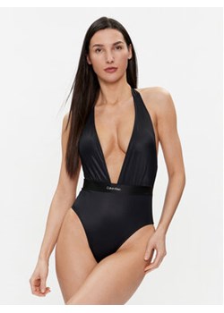 Calvin Klein Swimwear Strój kąpielowy KW0KW02271 Czarny ze sklepu MODIVO w kategorii Stroje kąpielowe - zdjęcie 171507677
