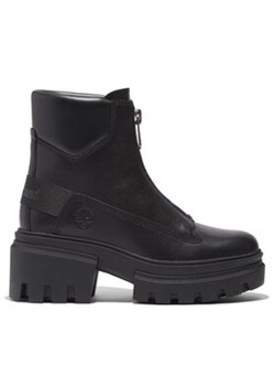 Timberland Botki Everleigh Boot Front Zip TB0A5YJV0151 Czarny ze sklepu MODIVO w kategorii Workery damskie - zdjęcie 171508099