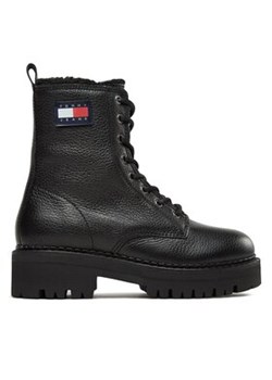 Tommy Jeans Botki Tjw Urban Boot Tumbled Ltr Wl EN0EN02317 Czarny ze sklepu MODIVO w kategorii Workery damskie - zdjęcie 171508585