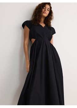 Reserved - Sukienka midi z wycięciami - czarny ze sklepu Reserved w kategorii Sukienki - zdjęcie 171513025