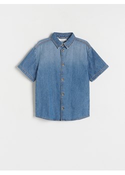 Reserved - Jeansowa koszula - niebieski ze sklepu Reserved w kategorii Koszule chłopięce - zdjęcie 171513138