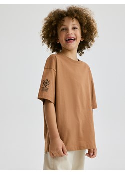 Reserved - Bawełniany t-shirt oversize 3 pack - złamana biel ze sklepu Reserved w kategorii T-shirty chłopięce - zdjęcie 171513145