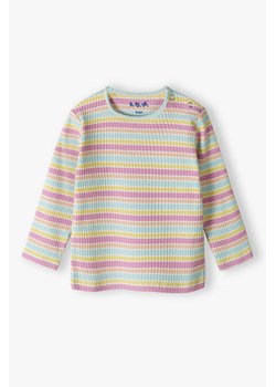 Kolorowa bluzka niemowlęca z długim rękawem - 5.10.15. ze sklepu 5.10.15 w kategorii Kaftaniki i bluzki - zdjęcie 171515497