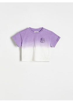 Reserved - T-shirt z efektem ombre - lawendowy ze sklepu Reserved w kategorii Koszulki niemowlęce - zdjęcie 171515935