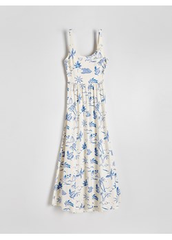 Reserved - Sukienka maxi z wiskozy - wielobarwny ze sklepu Reserved w kategorii Sukienki - zdjęcie 171516157