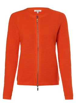 Lund Kardigan damski Kobiety Bawełna pomarańczowy wypukły wzór tkaniny ze sklepu vangraaf w kategorii Swetry damskie - zdjęcie 171516746