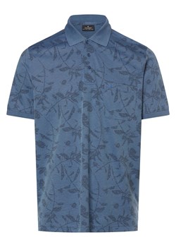 Ragman Męska koszulka polo Mężczyźni niebieski wzorzysty ze sklepu vangraaf w kategorii T-shirty męskie - zdjęcie 171516749