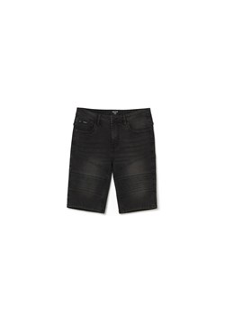 Cropp - Czarne szorty jeansowe slim - szary ze sklepu Cropp w kategorii Spodenki męskie - zdjęcie 171517957