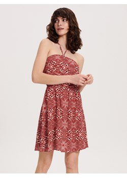 Reserved - Sukienka mini z wiązaniem - czerwony ze sklepu Reserved w kategorii Sukienki - zdjęcie 171520355