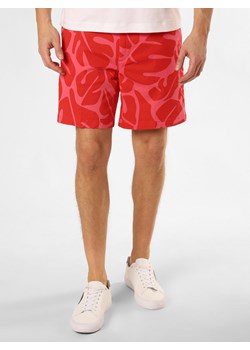 BOSS Szorty - Karlos_Shorts Mężczyźni Stretch czerwony wzorzysty ze sklepu vangraaf w kategorii Spodenki męskie - zdjęcie 171521449