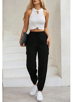 Spodnie FIOLPENA BLACK ze sklepu Ivet Shop w kategorii Spodnie damskie - zdjęcie 171522815