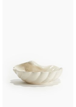 H & M - Salaterka w kształcie muszli - Biały ze sklepu H&M w kategorii Miski - zdjęcie 171524055
