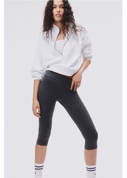 H & M - Legginsy capri - Szary ze sklepu H&M w kategorii Spodnie damskie - zdjęcie 171524075