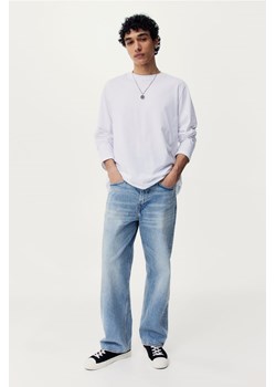 H & M - Straight Relaxed High Jeans - Niebieski ze sklepu H&M w kategorii Jeansy damskie - zdjęcie 171524086