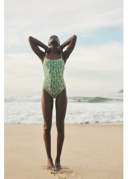 H & M - Kostium kąpielowy High Leg - Zielony ze sklepu H&M w kategorii Stroje kąpielowe - zdjęcie 171524107