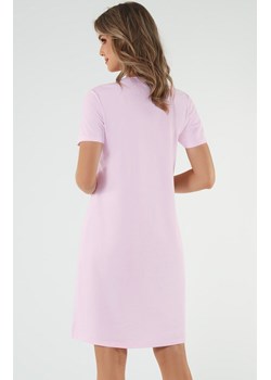 Koszula nocna damska na krótki rękaw różowa Lady, Kolor różowy, Rozmiar 3XL, Italian Fashion ze sklepu Intymna w kategorii Koszule nocne - zdjęcie 171524157