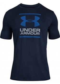 Męska koszulka UNDER ARMOUR GL Foundation SS - granatowa ze sklepu Sportstylestory.com w kategorii T-shirty męskie - zdjęcie 171526398