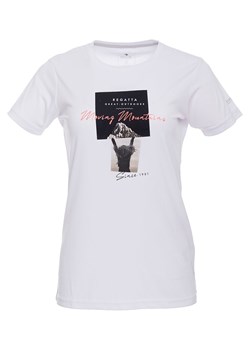 Regatta Koszulka sportowa &quot;Fingal VI&quot; w kolorze białym ze wzorem ze sklepu Limango Polska w kategorii Bluzki damskie - zdjęcie 171526495