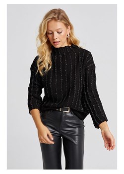 So You Sweter w kolorze czarnym ze sklepu Limango Polska w kategorii Swetry damskie - zdjęcie 171526788