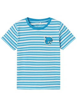 name it Koszulka &quot;Dike&quot; w kolorze błękitnym ze sklepu Limango Polska w kategorii T-shirty chłopięce - zdjęcie 171526976