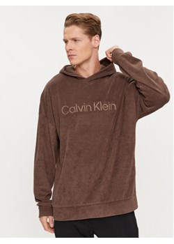 Calvin Klein Underwear Bluza 000NM2454E Bordowy Relaxed Fit ze sklepu MODIVO w kategorii Bluzy męskie - zdjęcie 171529307