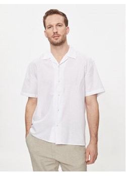 Selected Homme Koszula New Linen 16092978 Biały Relaxed Fit ze sklepu MODIVO w kategorii Koszule męskie - zdjęcie 171529376