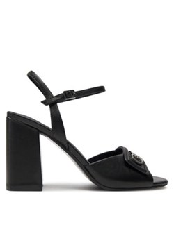 Calvin Klein Sandały Heel Sandal 85 Relock Lth HW0HW01937 Czarny ze sklepu MODIVO w kategorii Sandały damskie - zdjęcie 171529838