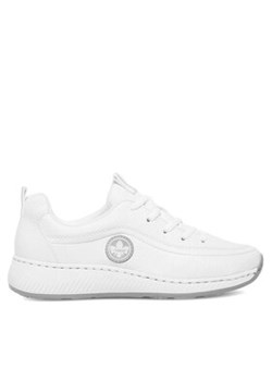 Rieker Sneakersy N5504-80 Biały ze sklepu MODIVO w kategorii Buty sportowe damskie - zdjęcie 171529948