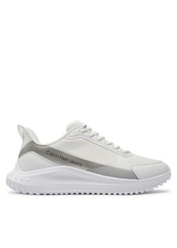 Calvin Klein Jeans Sneakersy Eva Runner Lowlaceup Mix In Mr YM0YM00906 Biały ze sklepu MODIVO w kategorii Buty sportowe męskie - zdjęcie 171530116