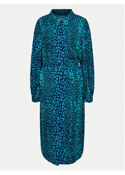 Vero Moda Curve Sukienka koszulowa Kittie 10278551 Niebieski Regular Fit ze sklepu MODIVO w kategorii Sukienki - zdjęcie 171530186