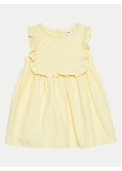NAME IT Sukienka letnia Delana 13227285 Żółty Regular Fit ze sklepu MODIVO w kategorii Sukienki niemowlęce - zdjęcie 171530345