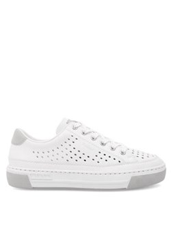Rieker Sneakersy L8849-80 Biały ze sklepu MODIVO w kategorii Buty sportowe damskie - zdjęcie 171531227
