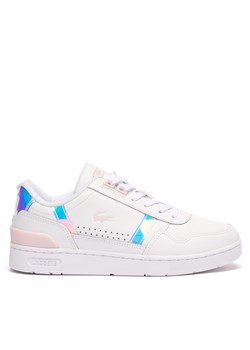 Sneakersy Lacoste T-Clip 747SFA0061 Wht/Lt Pnk 1Y9 ze sklepu eobuwie.pl w kategorii Buty sportowe damskie - zdjęcie 171533178