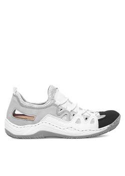 Sneakersy Rieker L0539-80 White ze sklepu eobuwie.pl w kategorii Buty sportowe damskie - zdjęcie 171533585