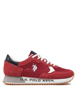 Sneakersy U.S. Polo Assn. CleeF006 CLEEF006/4TS1 Czerwony ze sklepu eobuwie.pl w kategorii Buty sportowe męskie - zdjęcie 171533988