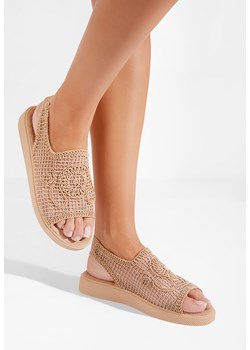 Khaki sandały damskie Jenny ze sklepu Zapatos w kategorii Sandały damskie - zdjęcie 171536769