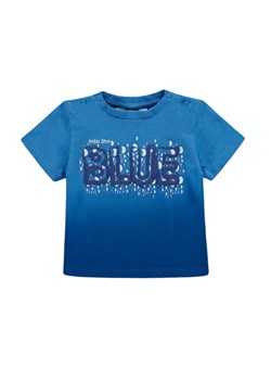 Chłopięca niemowlęca bluzka z krótkim rękawem niebieska ze sklepu 5.10.15 w kategorii Koszulki niemowlęce - zdjęcie 171536796