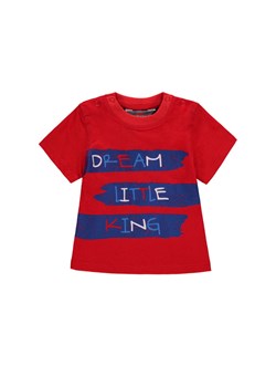Chłopięca niemowlęca bluzka z krótkim rękawem czerwona ze sklepu 5.10.15 w kategorii Koszulki niemowlęce - zdjęcie 171536829