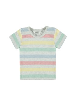 Chłopięca niemowlęca bluzka z krótkim rękawem w paski ze sklepu 5.10.15 w kategorii Koszulki niemowlęce - zdjęcie 171536926