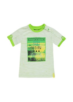 Chłopięca niemowlęca bluzka z krótkim rękawem zielona ze sklepu 5.10.15 w kategorii Koszulki niemowlęce - zdjęcie 171536995