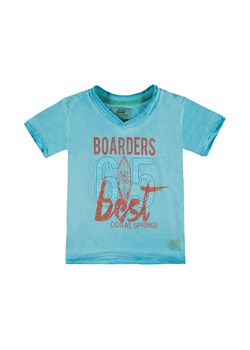 Chłopięca bluzka z krótkim rękawem niebieska ze sklepu 5.10.15 w kategorii T-shirty chłopięce - zdjęcie 171537039