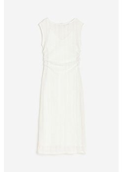 H & M - Sukienka o wyglądzie szydełkowej robótki - Biały ze sklepu H&M w kategorii Sukienki - zdjęcie 171537426