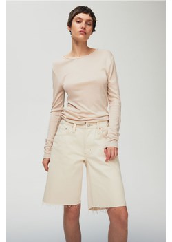H & M - Szorty dżinsowe Baggy Low - Biały ze sklepu H&M w kategorii Szorty - zdjęcie 171537467