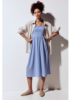 H & M - Sukienka na wiązanych ramiączkach - Niebieski ze sklepu H&M w kategorii Sukienki - zdjęcie 171537556