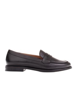 Marco Shoes Mokasyny ze skóry licowej 2231P-001-1 czarne ze sklepu ButyModne.pl w kategorii Mokasyny damskie - zdjęcie 171537865