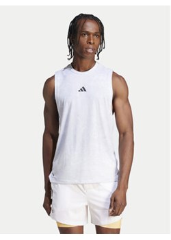 adidas Koszulka techniczna Power Workout IS3843 Biały Regular Fit ze sklepu MODIVO w kategorii T-shirty męskie - zdjęcie 171540499