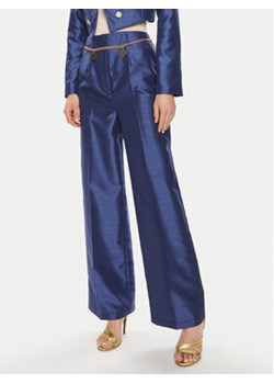 Rinascimento Spodnie materiałowe CFC0117559003 Granatowy Wide Fit ze sklepu MODIVO w kategorii Spodnie damskie - zdjęcie 171540505