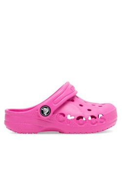 Crocs Klapki BAYA CLOG T 207012-6QQ_ Różowy ze sklepu MODIVO w kategorii Klapki dziecięce - zdjęcie 171540739